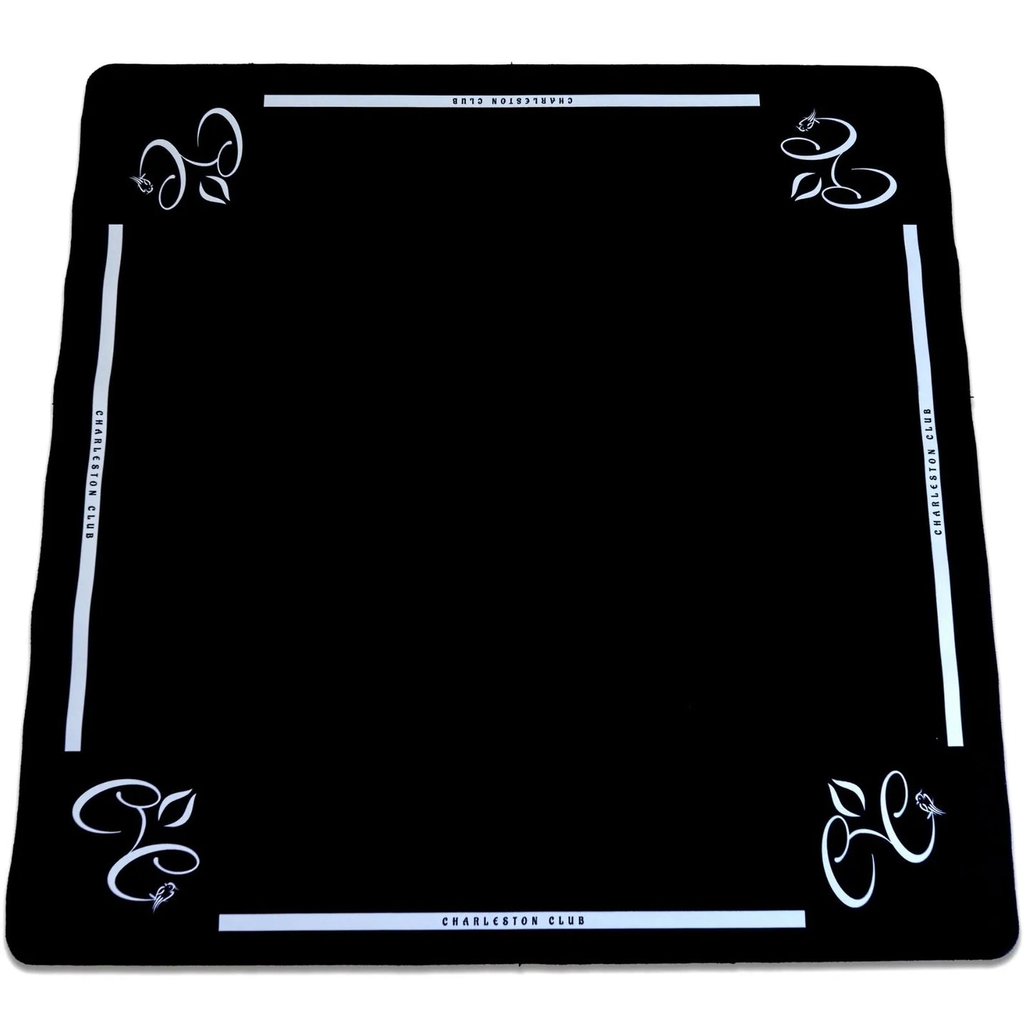 Mah Jongg Black Bundle - Gray Sparkle Tiles (36MM), Black Racks, & Black Mat