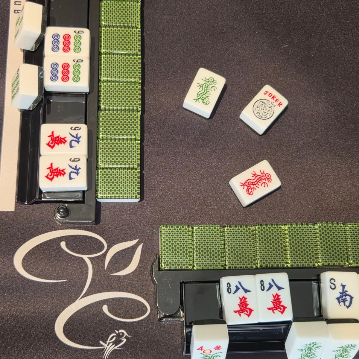 Non-Magnetic American Mah Jongg 36MM Tiles - Chelsea Green