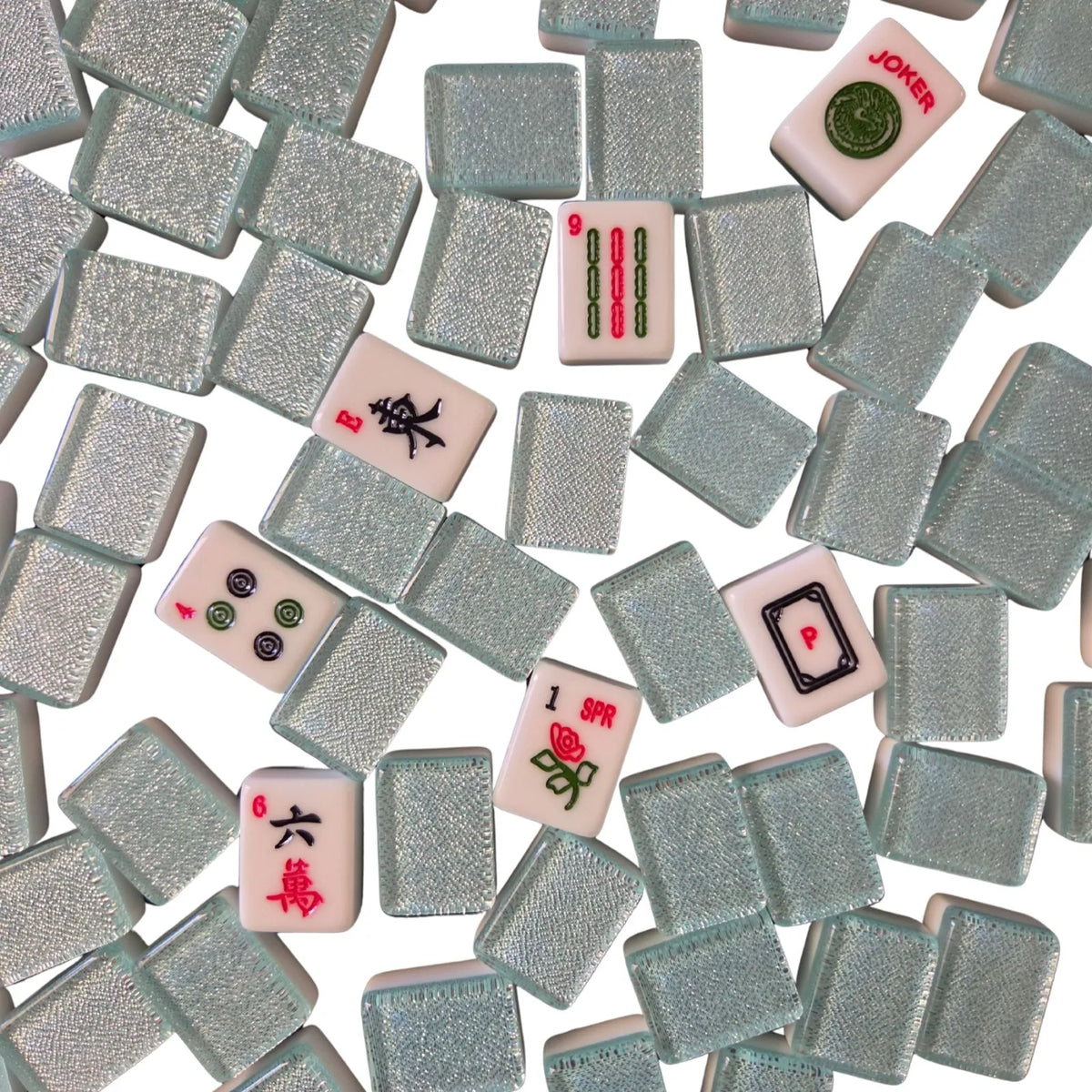 American Mah Jongg Tiles - Aqua 30MM