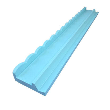 Scalloped Wood Mah Jongg Racks with Magnetic Pushers 20" (Set of 4)