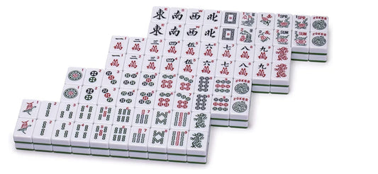 White Mah Jongg Tiles Only – Premium 156-Piece Set
