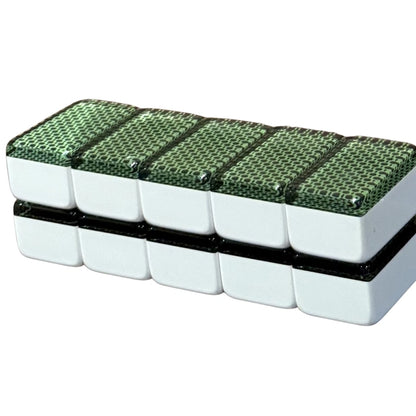 Mah Jongg Green Bundle - Chelsea Green Tiles (36MM), Green Racks & Mat & Bag