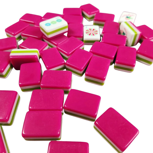 American Mah Jongg Tiles (30MM) - Pink Lemonade