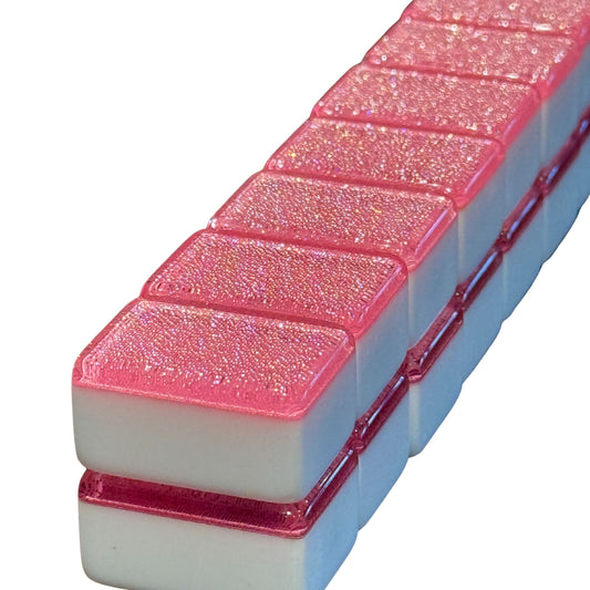Automatic Mah Jongg Tiles – Designer Series (36MM) - Pink Sparkle