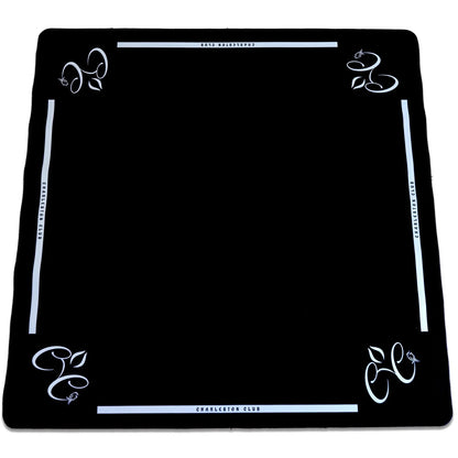 Mah Jongg Black Bundle - Gray Sparkle Tiles (36MM), Black Racks, & Black Mat