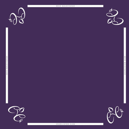 Mah Jongg Purple Bundle - Purple Swirl Tiles (36MM), Purple Racks, & Purple Mat