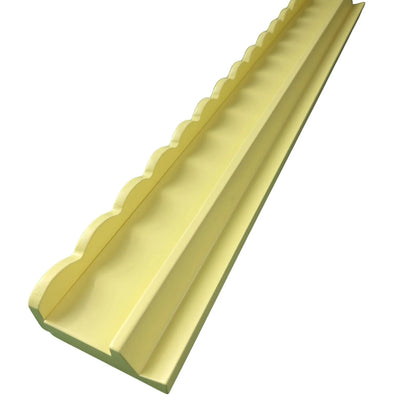 Scalloped Wood Mah Jongg Racks with Magnetic Pushers 20" (Set of 4)