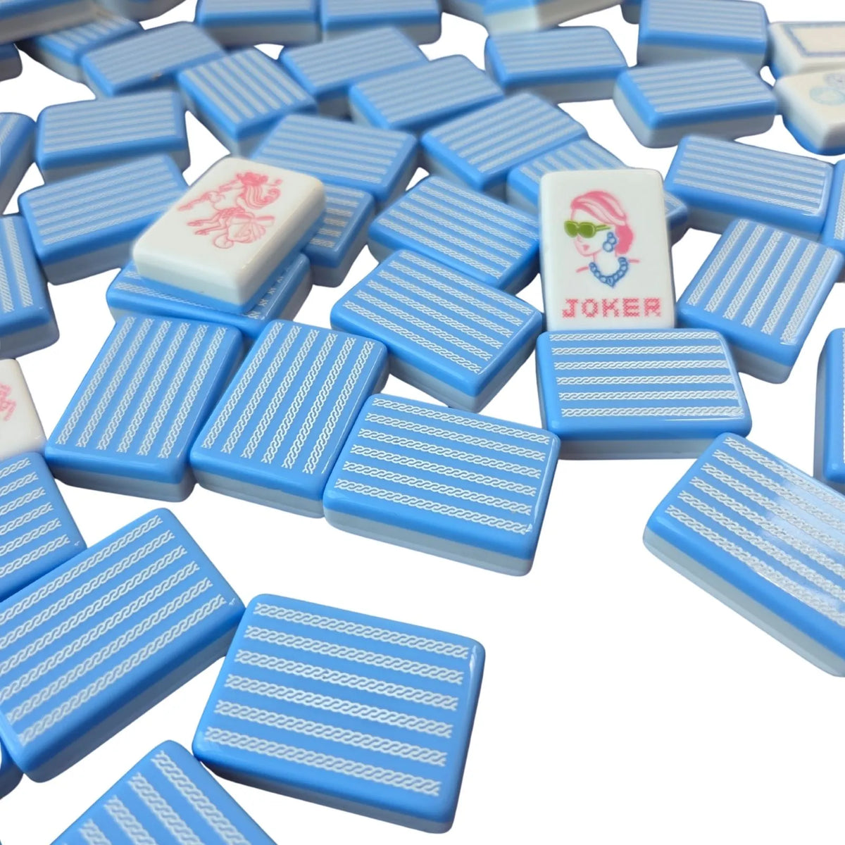 American Mah Jongg 30MM Tiles - Blue Twist