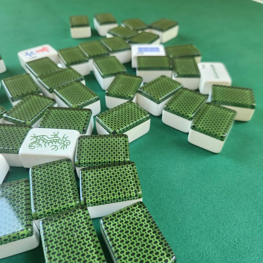 Automatic Mah Jongg Tiles – Designer Series (36MM) - Chelsea Green