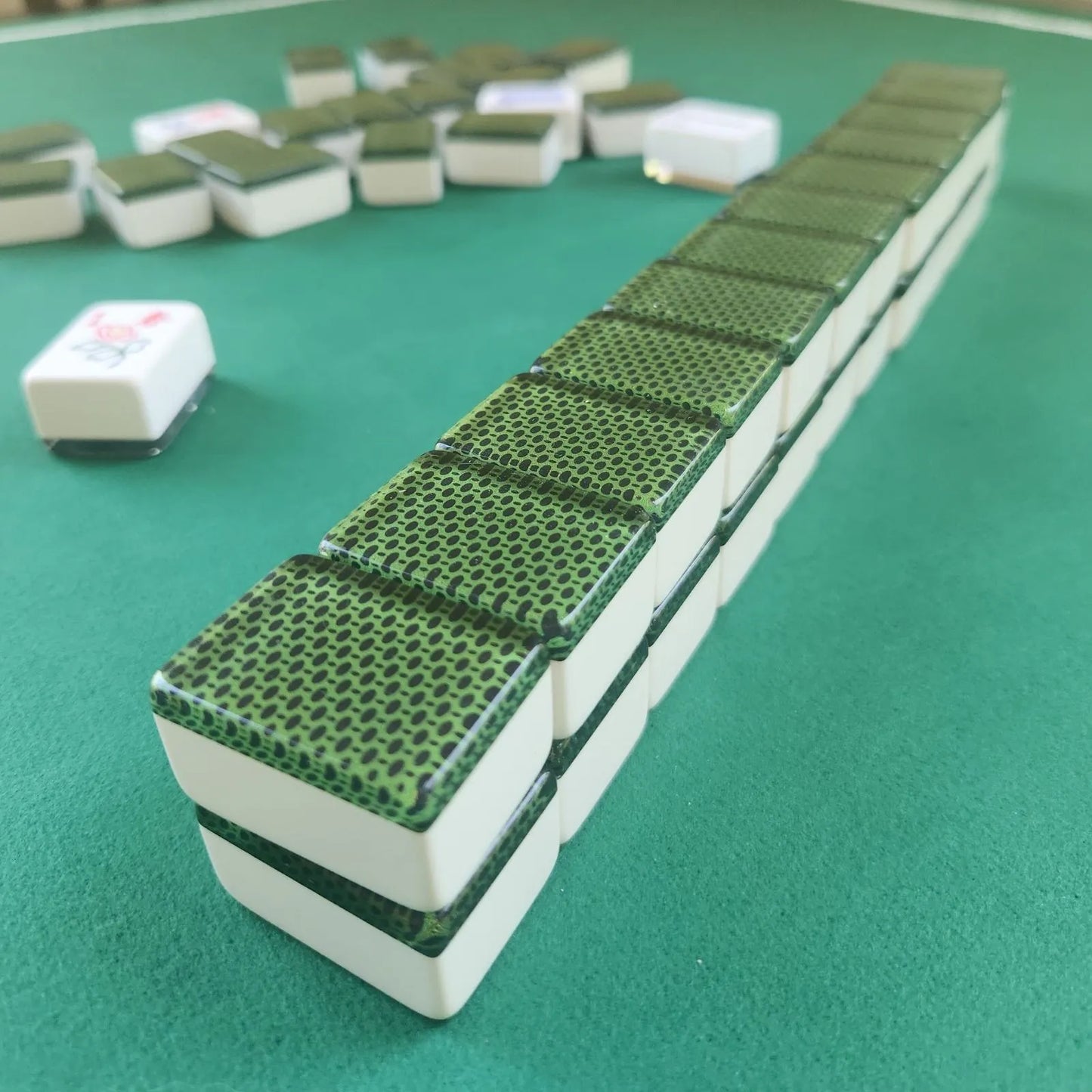 Automatic Mah Jongg Tiles – Designer Series (36MM) - Chelsea Green