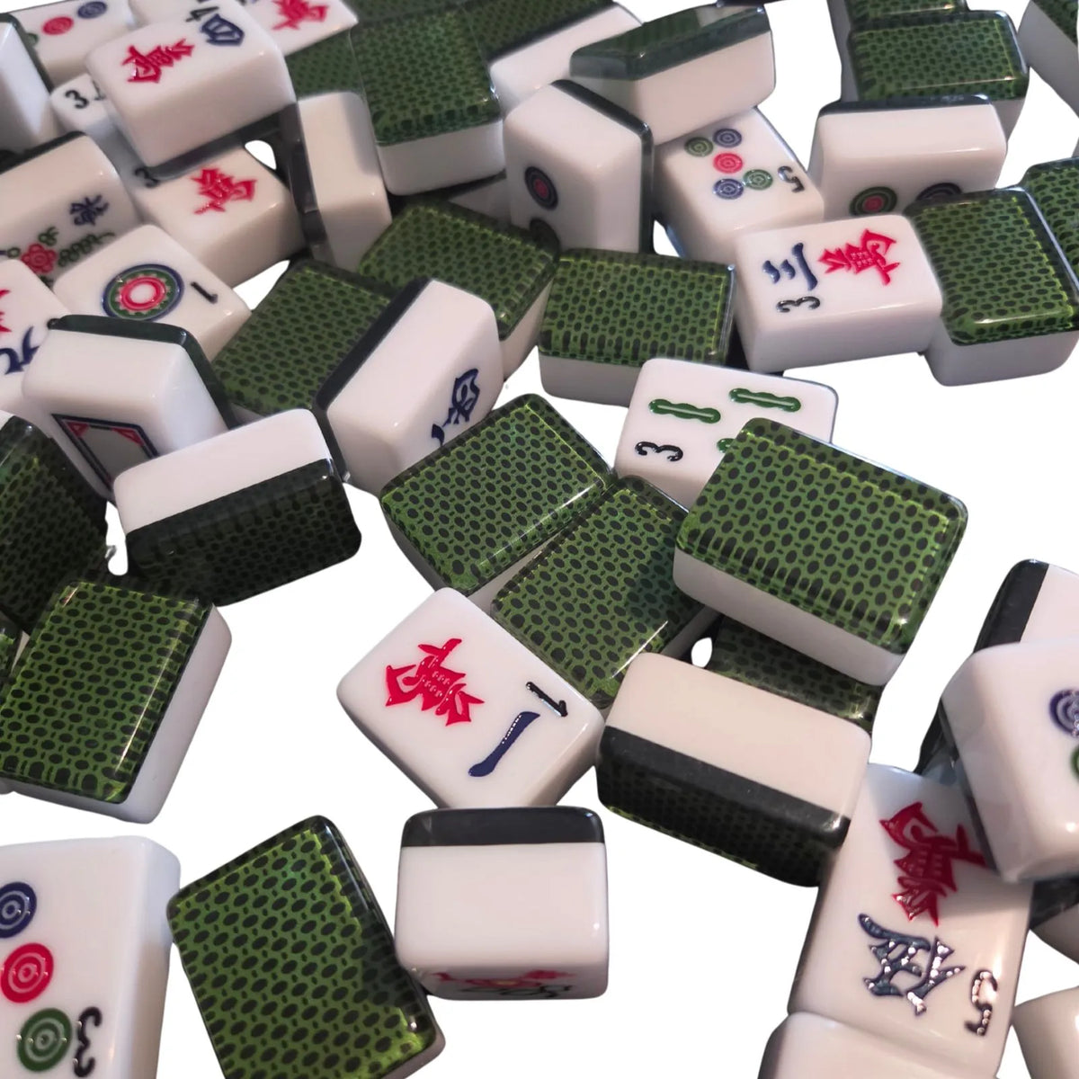Non-Magnetic American Mah Jongg 36MM Tiles - Chelsea Green