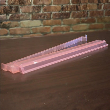 Pink acrylic mah jongg rack 18.5 inch
