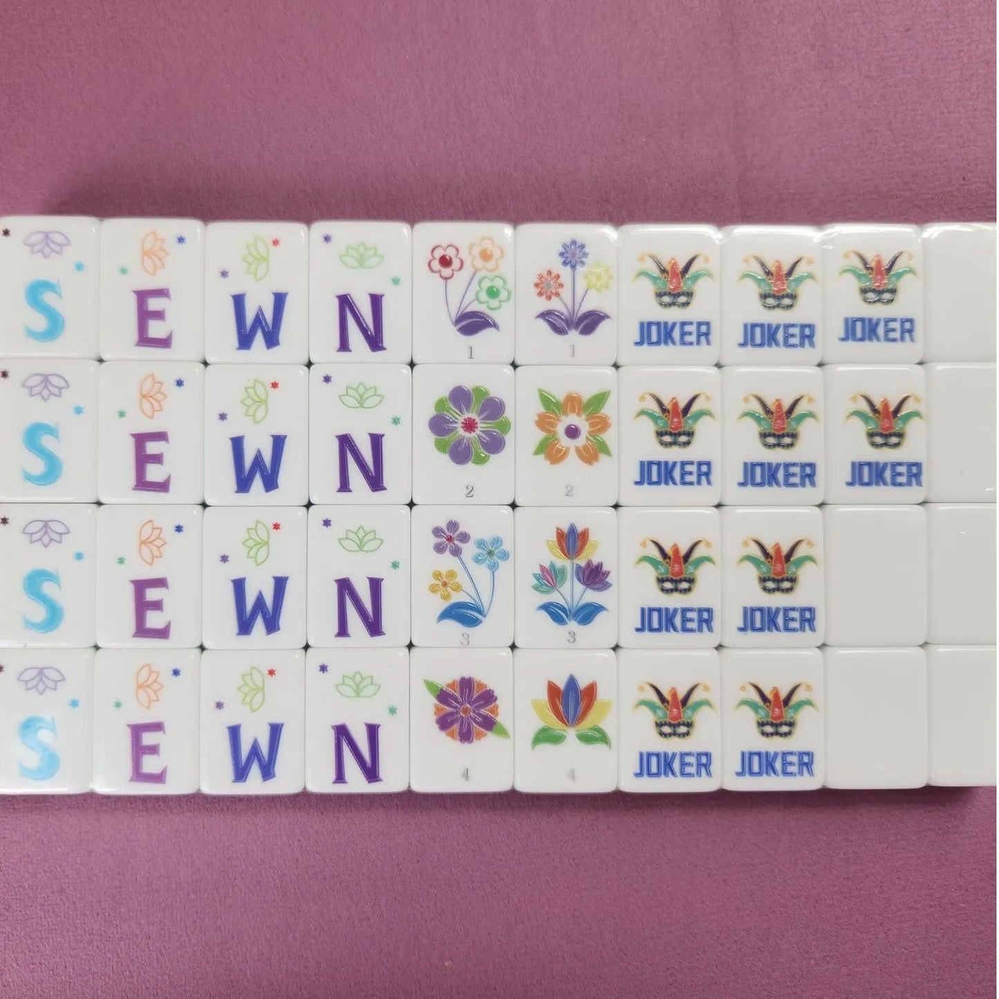 American Mah Jongg Tiles (30MM) - Cotton Candy