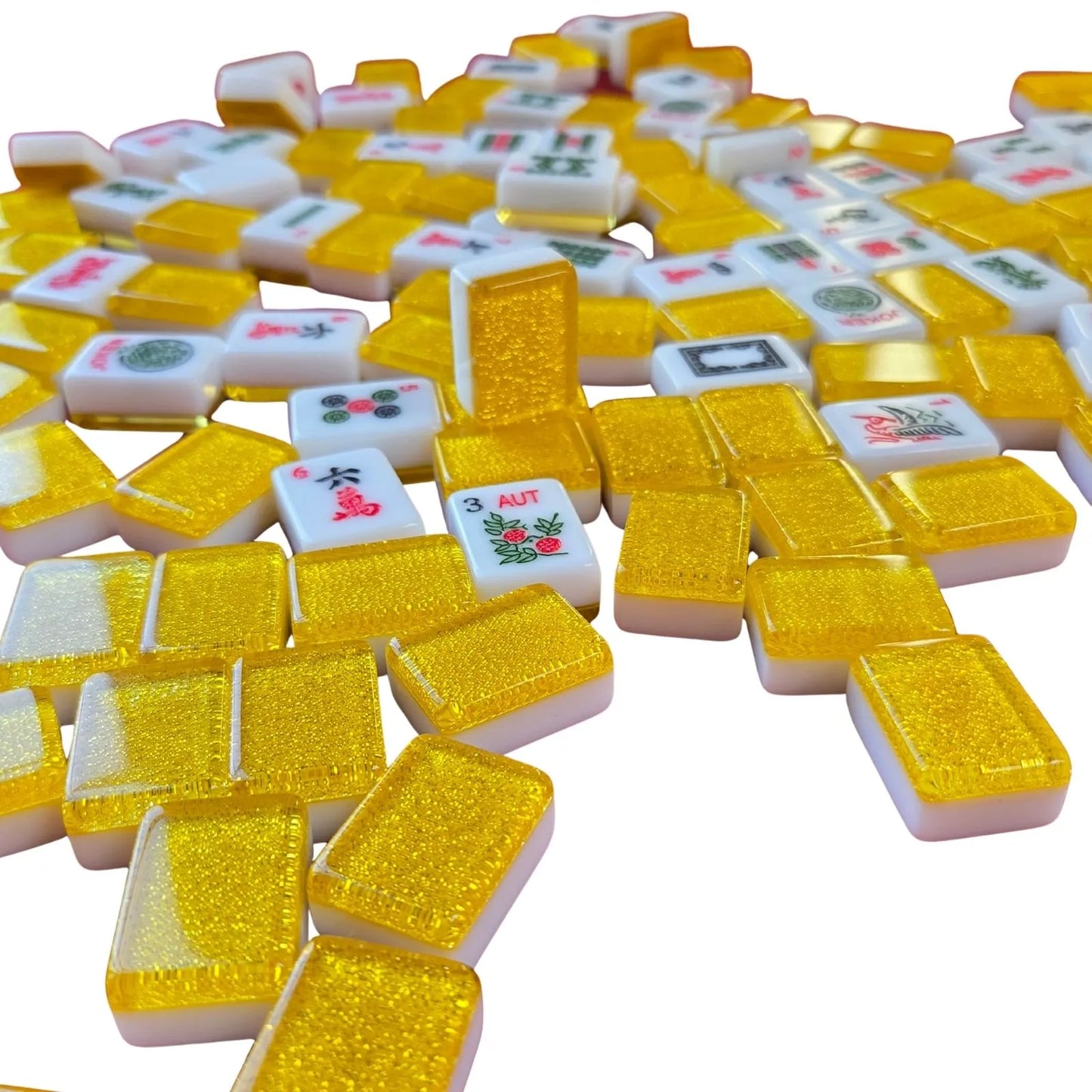 American Mah Jongg Tiles - Gold Shimmer (30MM)