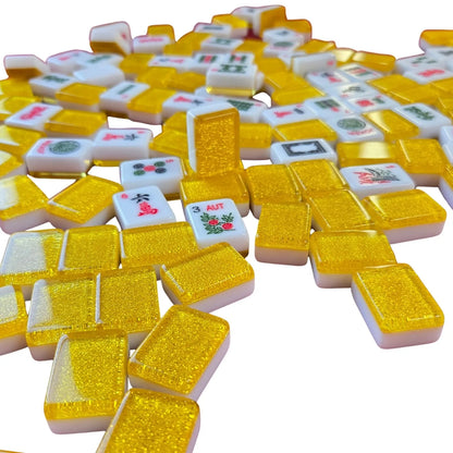 American Mah Jongg Tiles - Gold Shimmer (30MM)