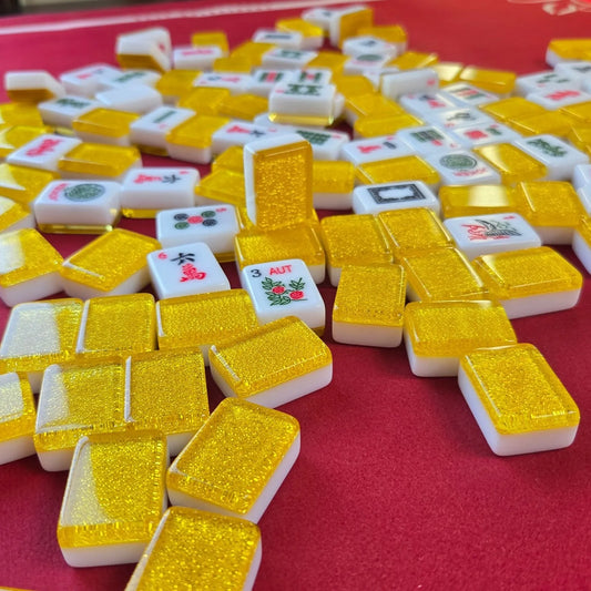 American Mah Jongg Tiles - Gold Shimmer (30MM)