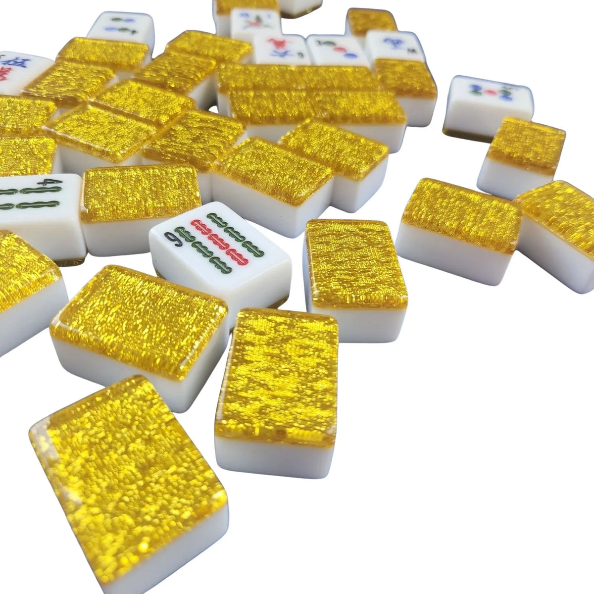 Gold Sparkle 36MM Mah Jongg tiles