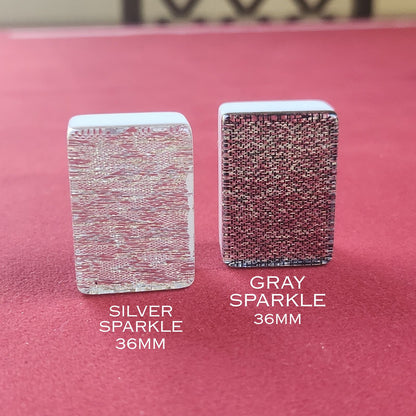 Automatic Mah Jongg Tiles – Designer Series (36MM) - Silver Sparkle
