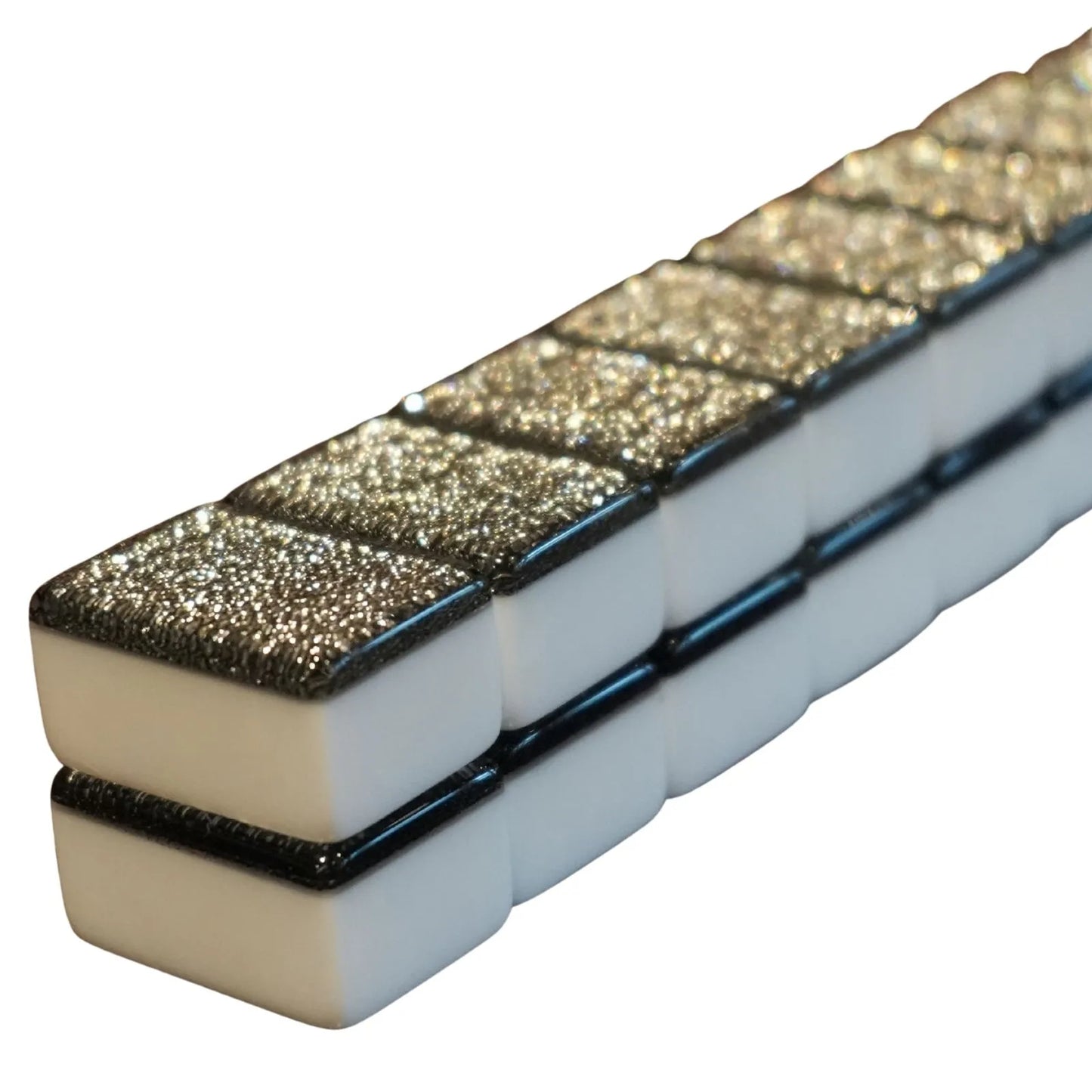 Automatic Mah Jongg Tiles – Designer Series (36MM) - Gray Sparkle Set