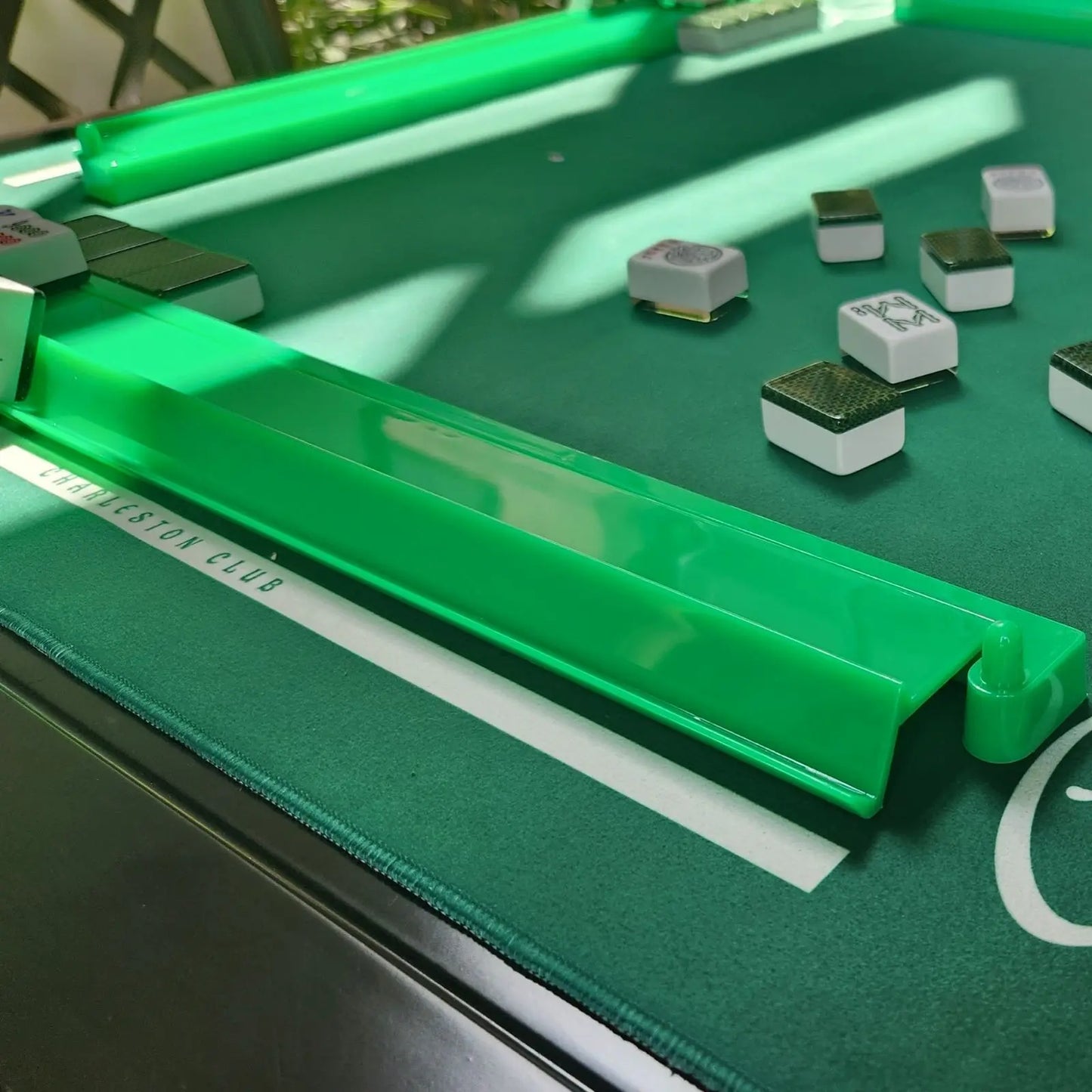 Acrylic Mah Jongg Racks with Pushers – 18.5" (Set of 4)