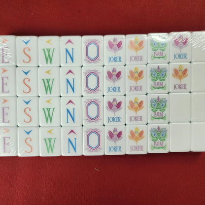 Lemon Sherbet 30MM American mah jongg specialty tiles including winds, dragons, flowers, Jokers, and blank tiles