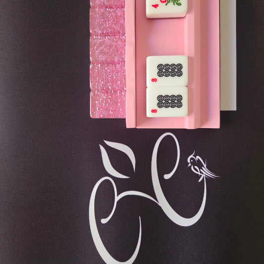 American Mah Jongg Tiles (30MM) - Pink Sparkle