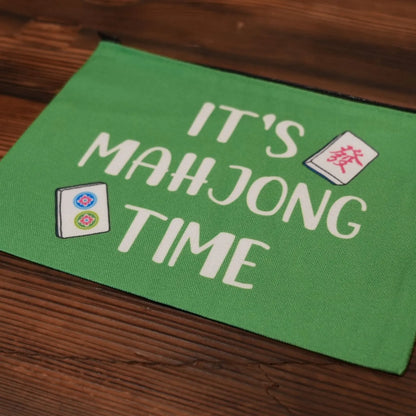 Mah Jongg Green Bundle - Chelsea Green Tiles (36MM), Green Racks & Mat & Bag + FREE Dice