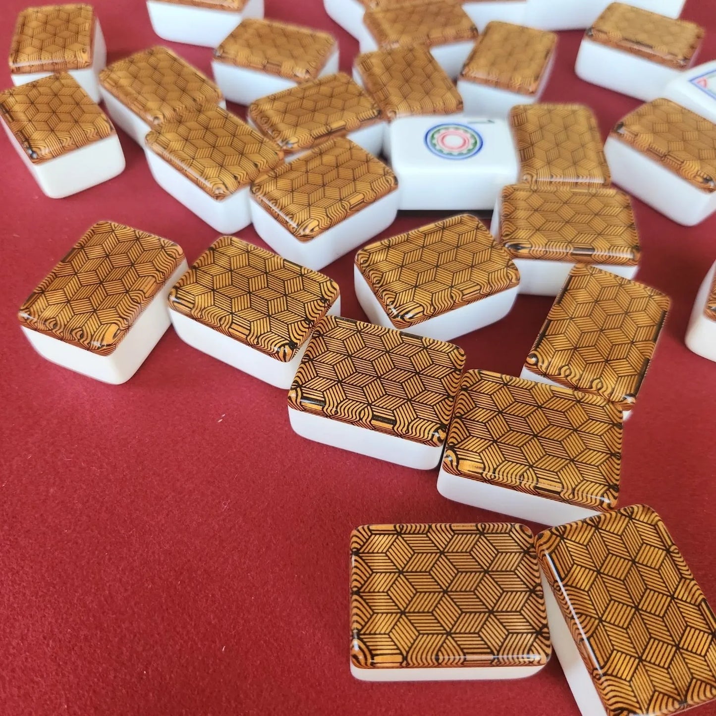 Automatic Mah Jongg Tiles – Designer Series (36MM) - Metropolitan Copper