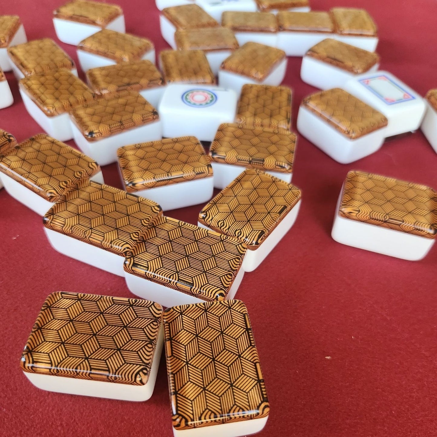Automatic Mah Jongg Tiles – Designer Series (36MM) - Metropolitan Copper