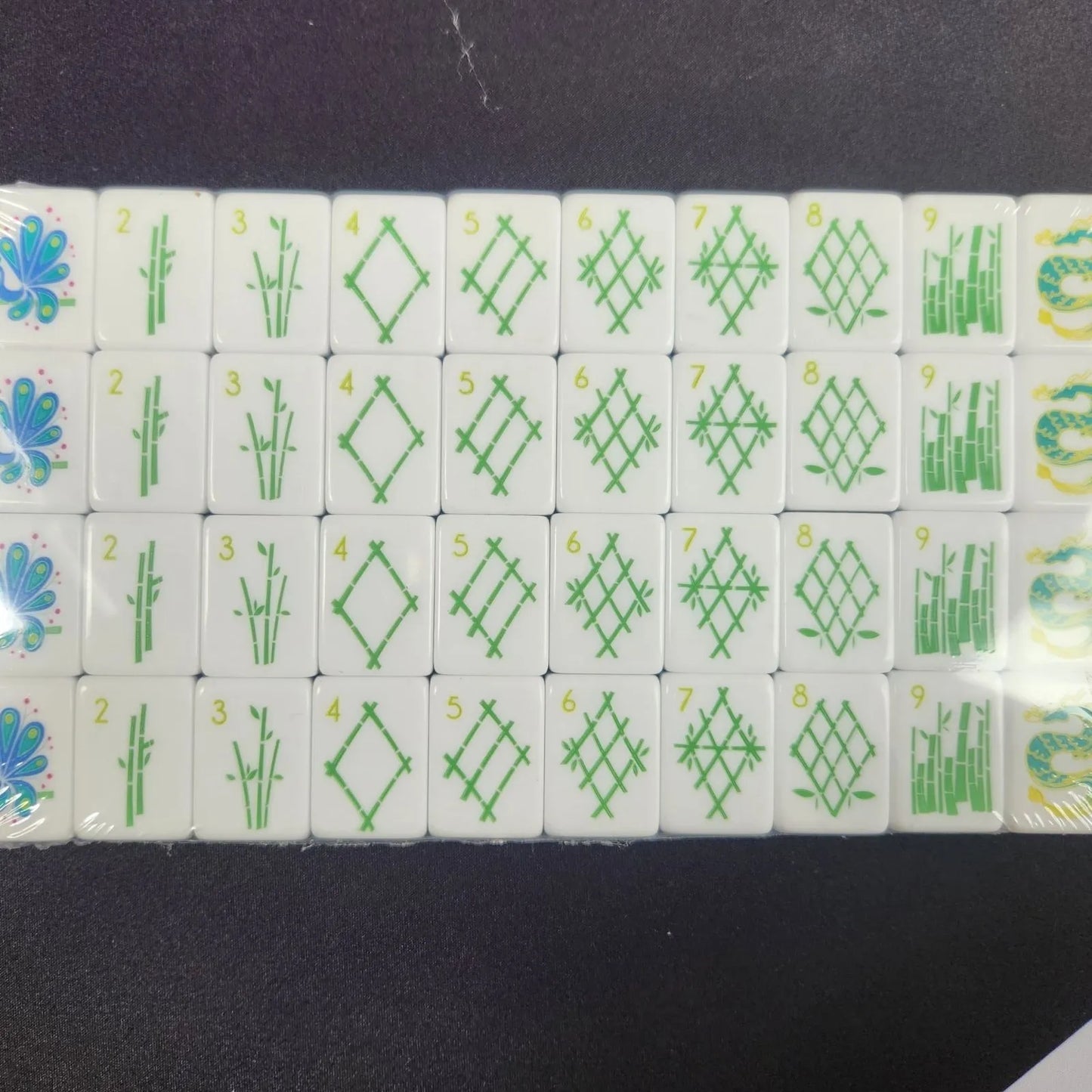 American Mah Jongg Tiles -30MM Mint Chip