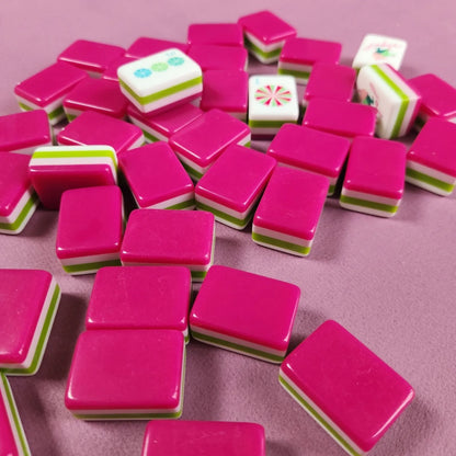 American Mah Jongg Tiles (30MM) - Pink Lemonade