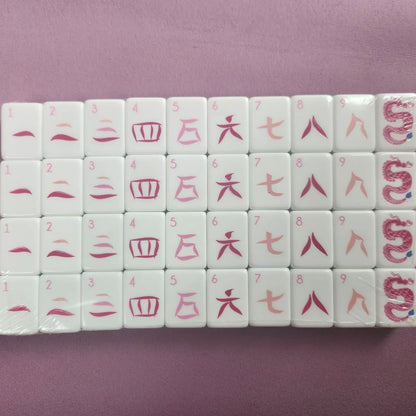 American Mah Jongg Tiles (30MM) - Pink Lemonade