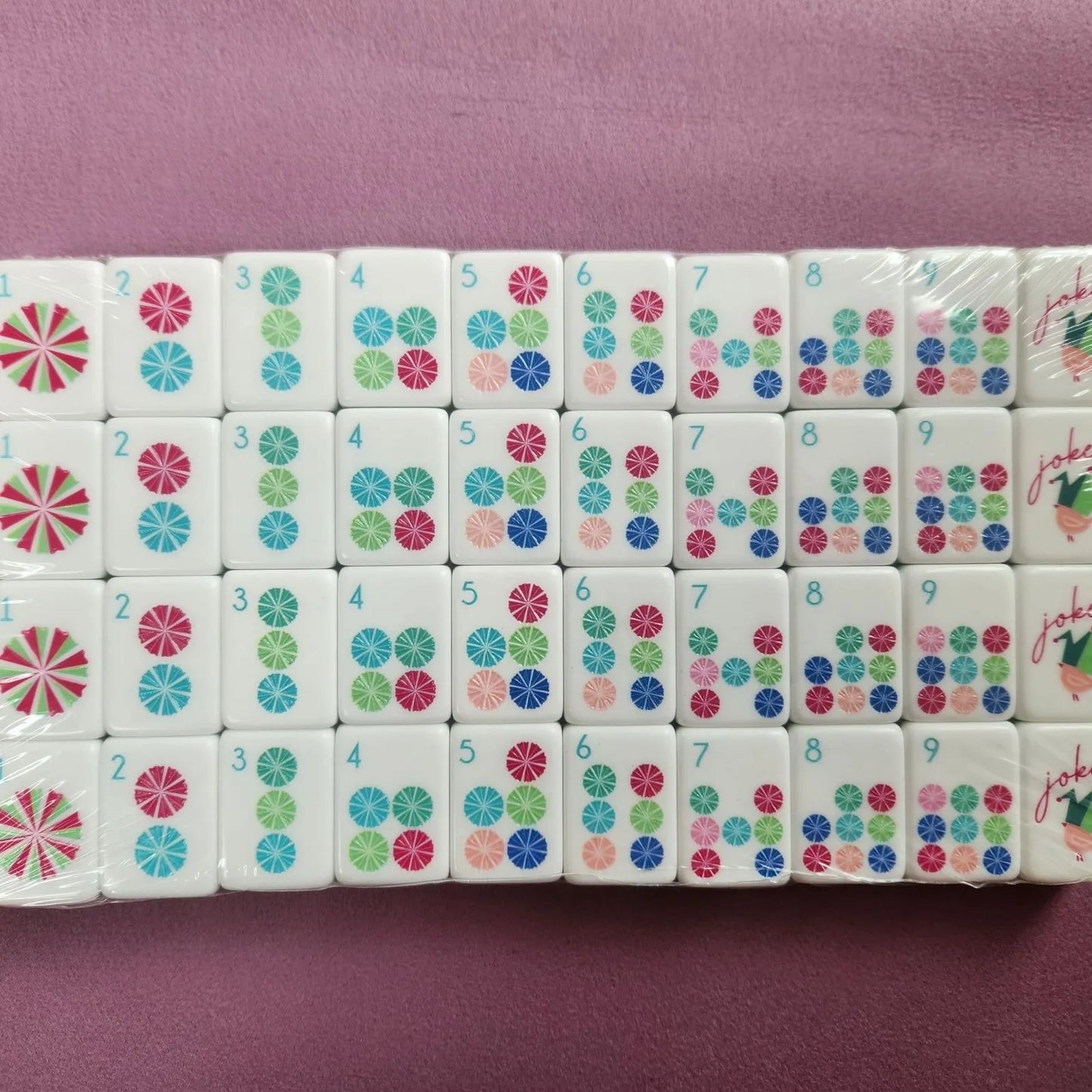 American Mah Jongg Tiles (30MM) - Pink Lemonade