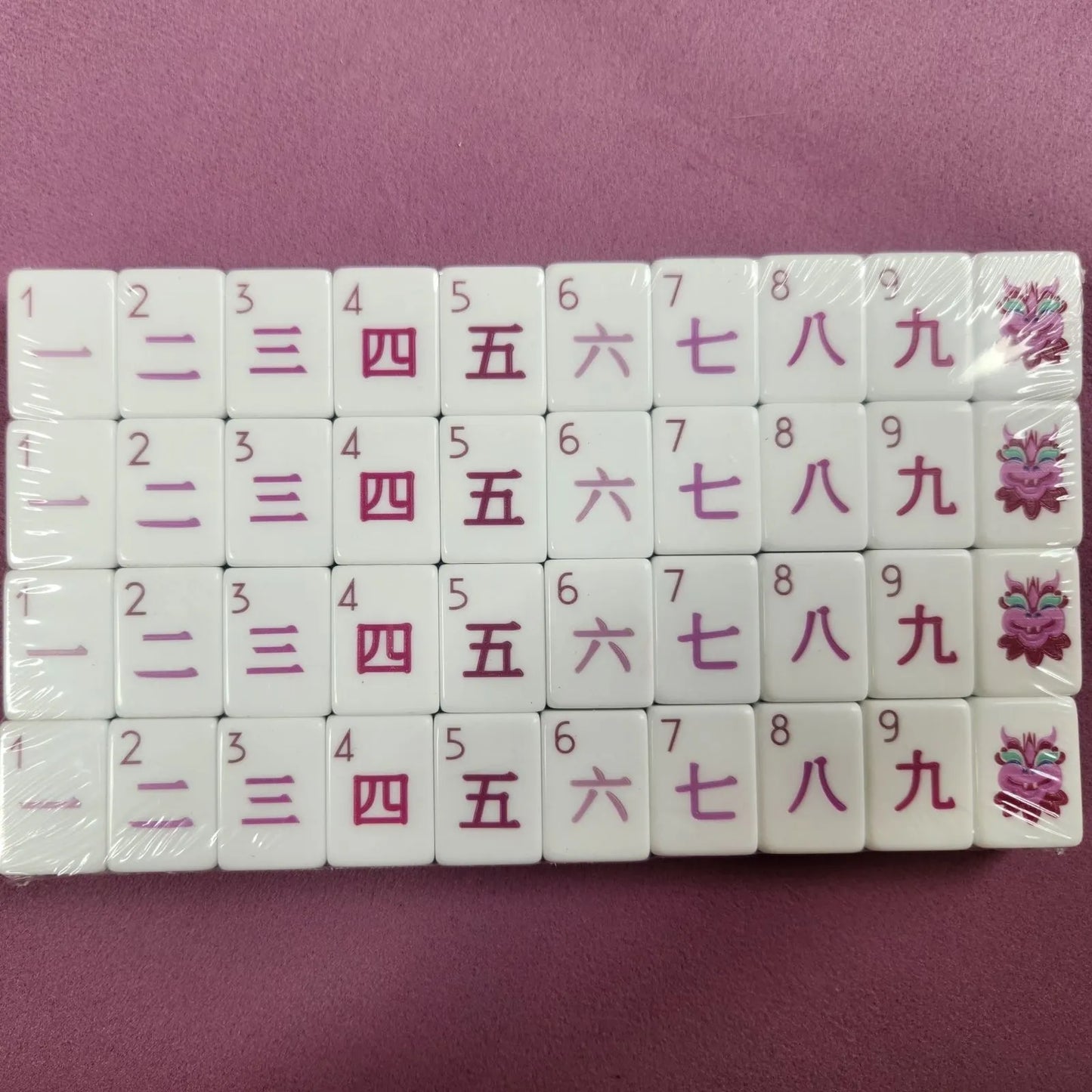 plum purple 30mm tiles white