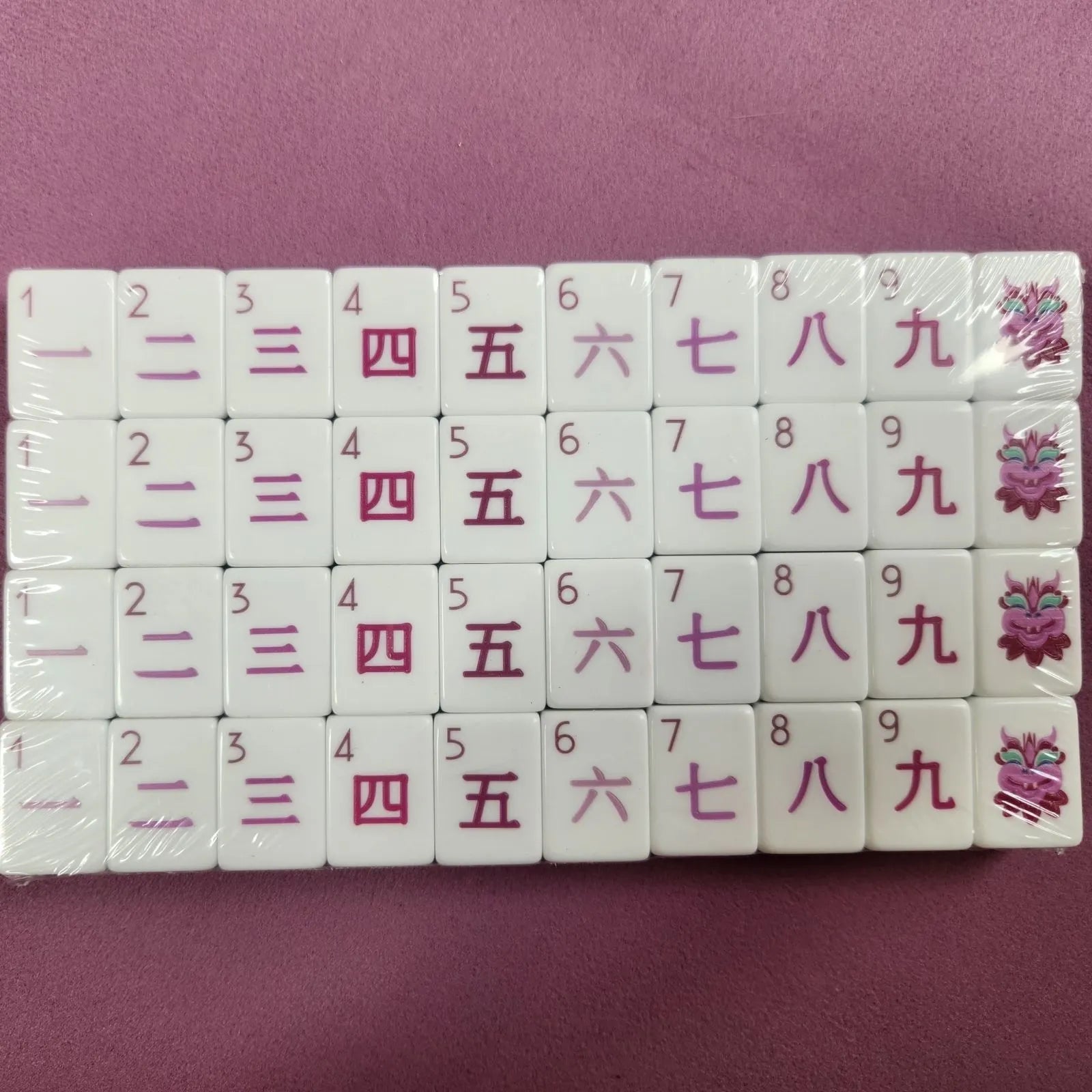 plum purple 30mm tiles white