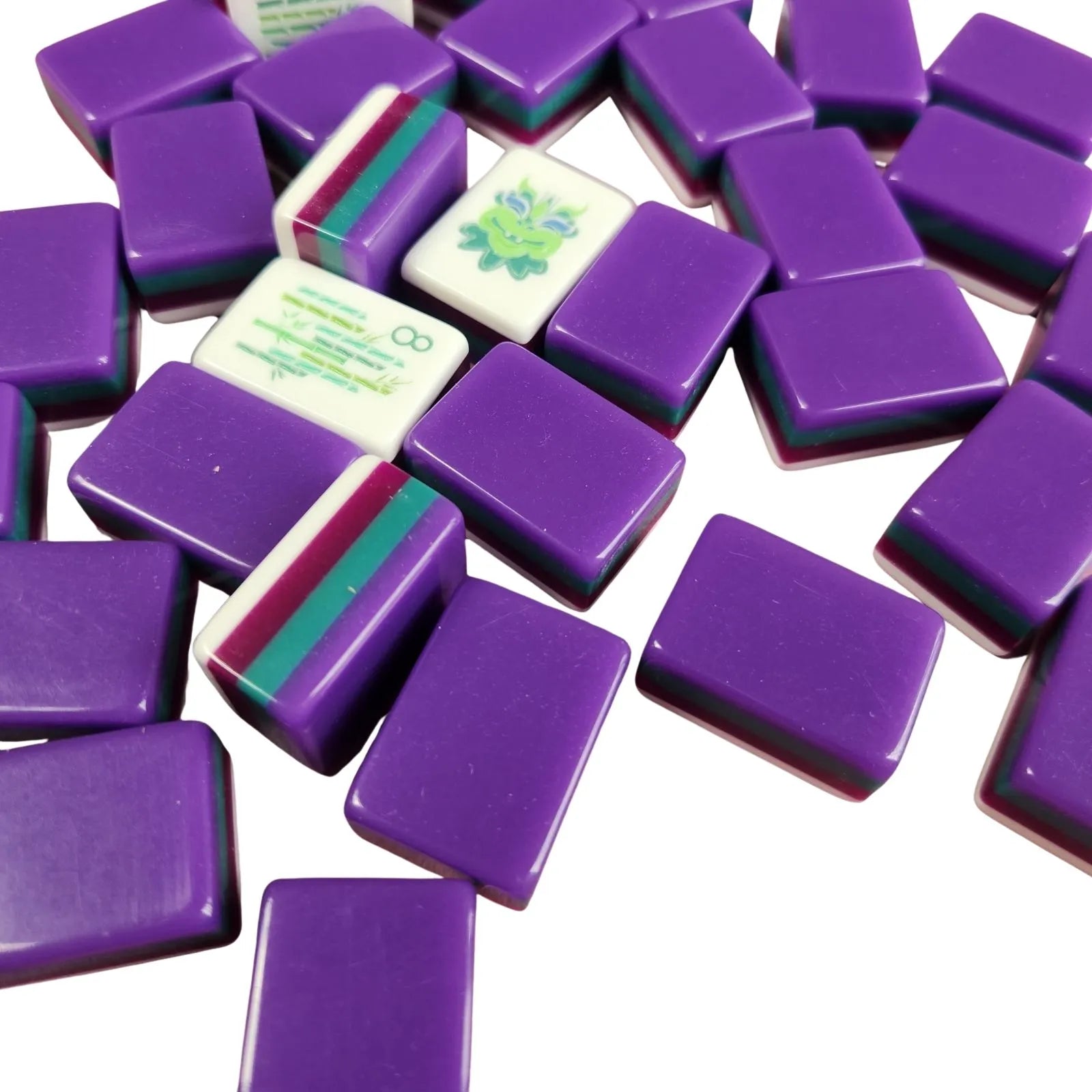 plum purple 30mm tiles white