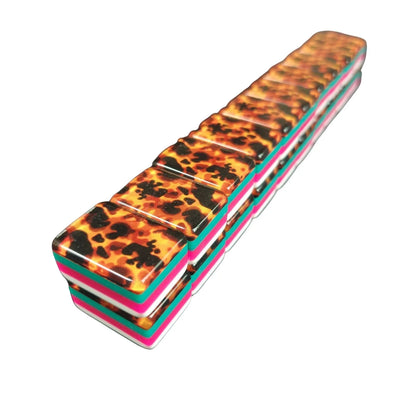Tortoise Shell 30MM American mah jongg tiles with decorative backs and Joker tiles displayed