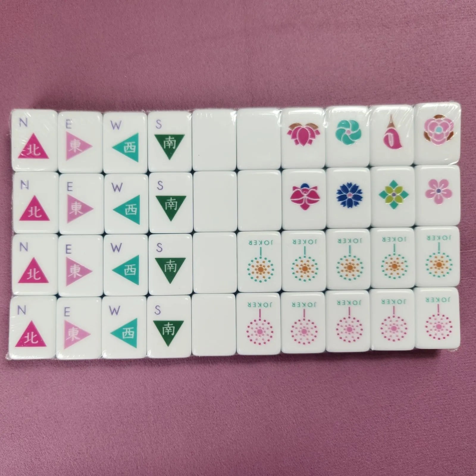 Watermelon 30MM American mah jongg specialty tiles including Jokers, flowers, winds, and dragons